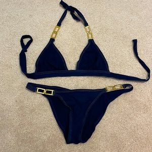 VIX denim bikini set